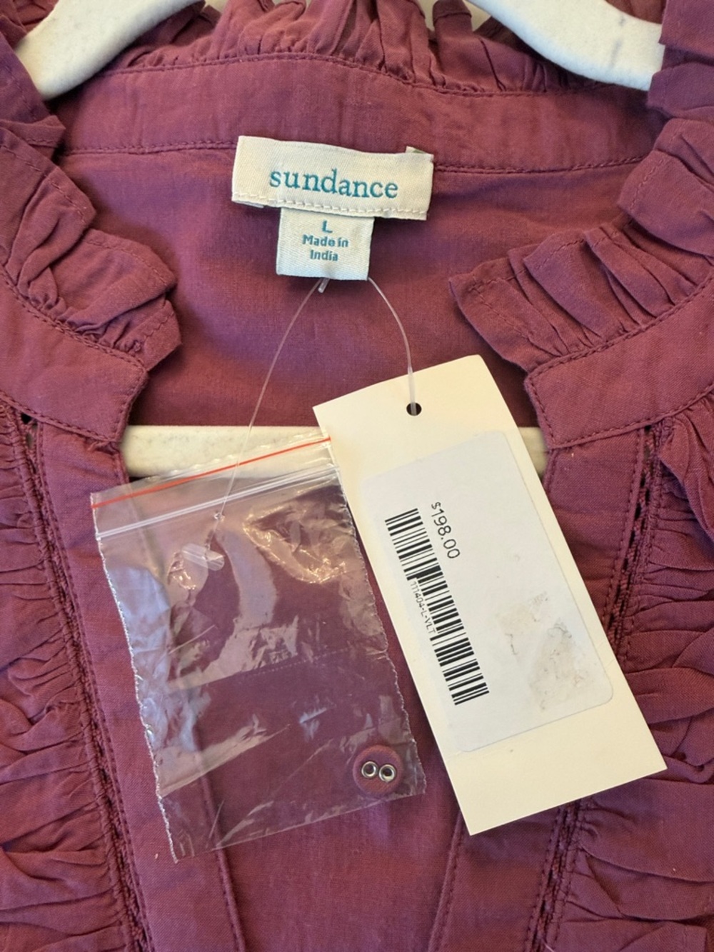 Sundance Mauve Ruffle Tiered Dress - Picture 8 of 8